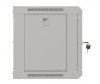 Lanberg Szafa instalacyjna rack wisząca 19 cali 6U 540x350 szara drzwi przeszklone ( flat pack)